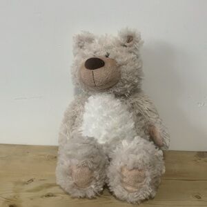 GANZ Haggar Gray Bear Plush Stuffed Animal Plush Toy 16"